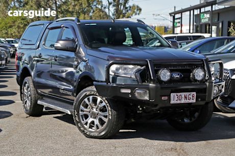 Grey 2015 Ford Ranger Ute Tray WILDTRAK 4X4