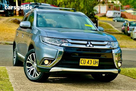 Grey 2016 Mitsubishi Outlander Wagon Ls (4X4)