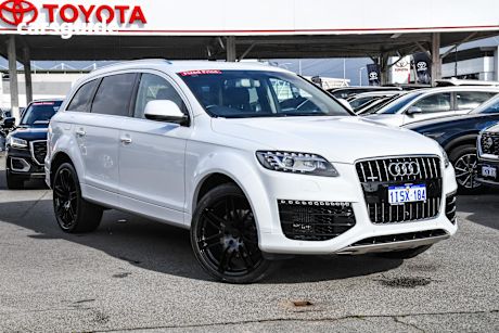 White 2015 Audi Q7 Wagon 3.0 Tdi Quattro S-Line Le