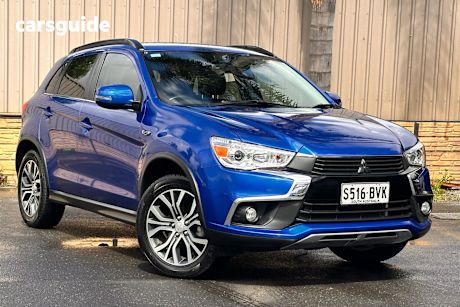 Blue 2017 Mitsubishi ASX SUV LS F