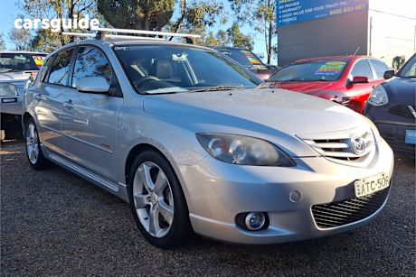 Silver 2004 Mazda 3 Hatchback Sp23
