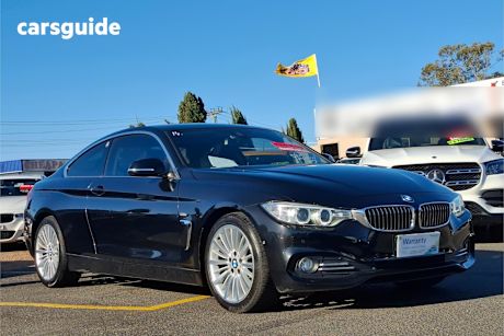 Black 2016 BMW 4 Coupe 420D LUXURY LINE R