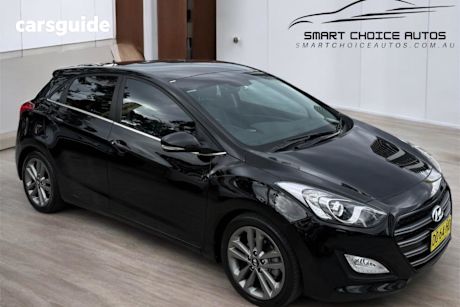 Black 2015 Hyundai I30 Hatchback Sr Premium
