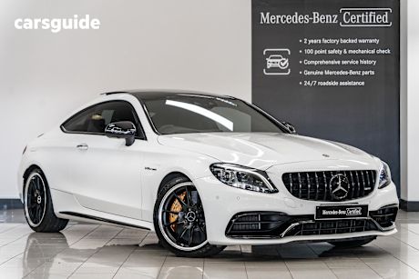 White 2023 Mercedes-Benz C63 Coupe S