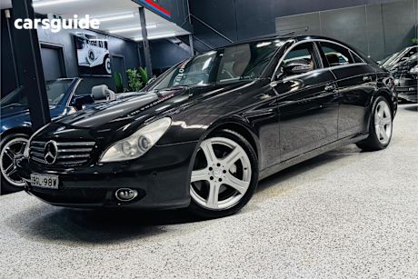 Black 2007 Mercedes-Benz CLS-Class Sedan CLS350 R