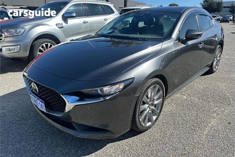 Grey 2021 Mazda 3 Sedan G25 Evolve