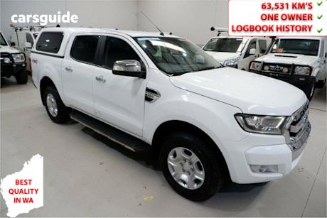White 2018 Ford Ranger Ute Tray XLT 4X4