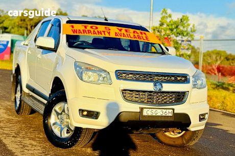 White 2014 Holden Colorado Crew Cab Pickup Lt (4X4)