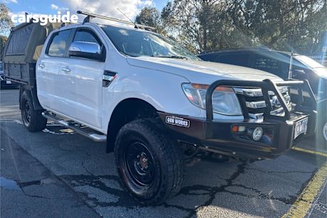 White 2014 Ford Ranger Ute Tray XLT 4X4
