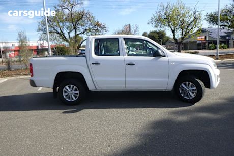 White 2018 Volkswagen Amarok Ute Tray TDI420 CORE 4X4