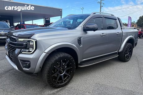 Silver 2023 Ford Ranger Ute Tray WILDTRAK 4X4
