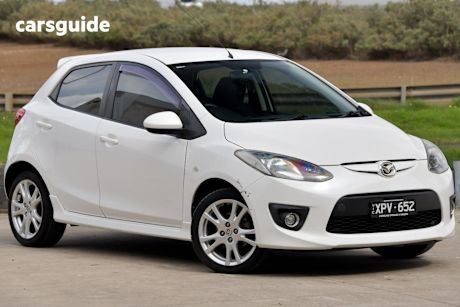 White 2009 Mazda Mazda2 Hatch GENKI F