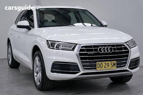 White 2017 Audi Q5 SUV TDI DESIGN 4X4