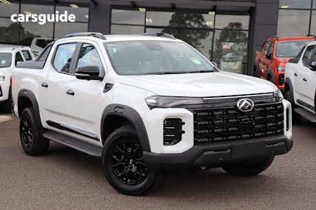 White 2025 LDV T60 Ute Tray MAX PLUS 4X4