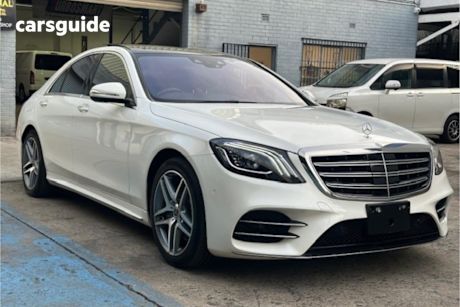 White 2018 Mercedes-Benz S450 Saloon L
