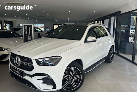 White 2025 Mercedes-Benz GLE-Class SUV GLE300 D 4WD