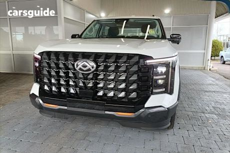 White 2025 LDV Terron 9 Ute Tray ORIGIN 4WD