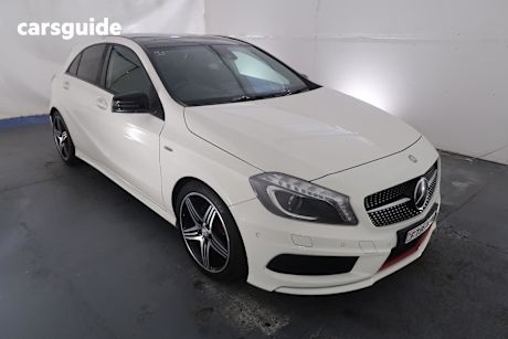 White 2014 Mercedes-Benz A-CLASS Hatch A250 SPORT F