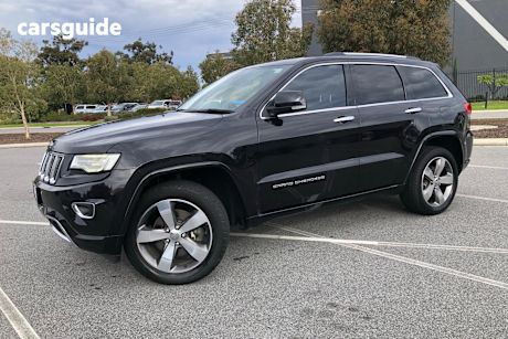 Black 2015 Jeep Grand Cherokee Wagon Overland (4X4)