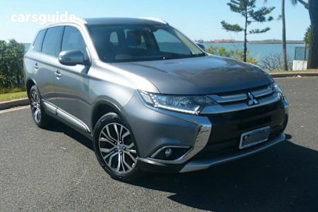 Grey 2018 Mitsubishi Outlander Wagon Ls 7 Seat (2Wd)