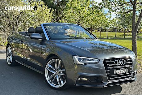 Grey 2016 Audi A5 Convertible S LINE PLUS 4WD