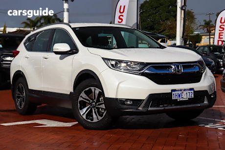 White 2019 Honda CR-V SUV VTI F