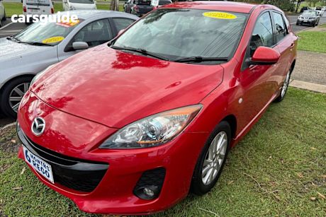 Red 2012 Mazda 3 Hatchback Neo