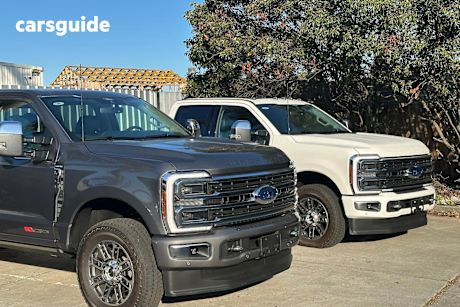 Grey 2024 Ford F350 Ute Tray LIMITED