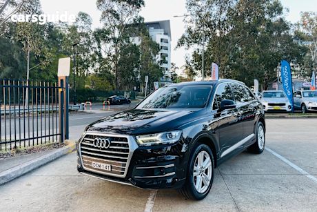 Black 2016 Audi Q7 SUV TDI