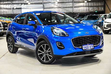 Blue 2022 Ford Puma SUV F