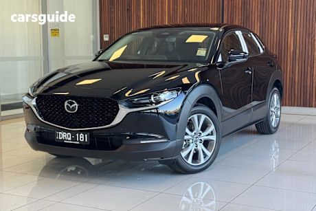 Black 2025 Mazda CX-30 SUV G25 TOURING F