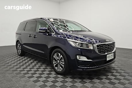 Blue 2019 Kia Carnival SUV SLI F