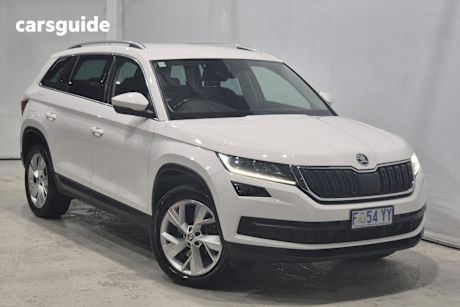 White 2017 Skoda Kodiaq SUV 132TSI 4X4