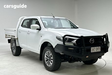 White 2021 Mazda BT-50 Ute Tray XT 4X4