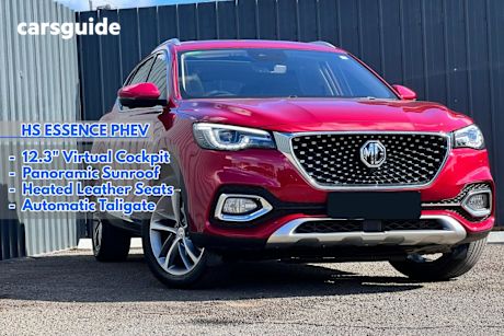 Red 2022 MG HS Wagon Phev Essence +Ev