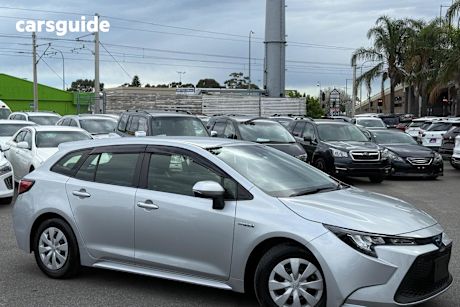 Silver 2020 Toyota Corolla SUV TOURING HYBRID S