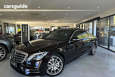 Black 2019 Mercedes-Benz S-Class Sedan S350 D R