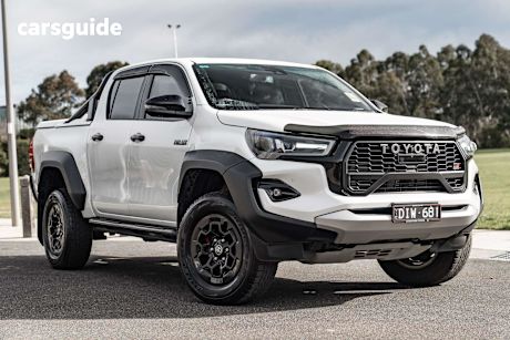White 2024 Toyota Hilux Ute Tray GR SPORT 4X4