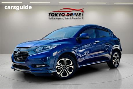Blue 2016 Honda Vezel SUV HYBRID