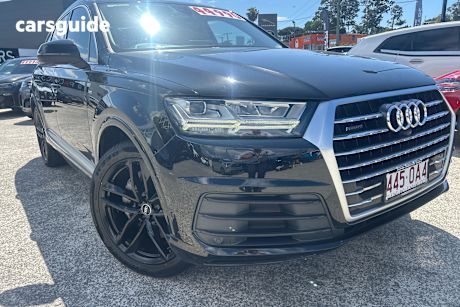 Black 2018 Audi Q7 SUV 50 TDI 4WD