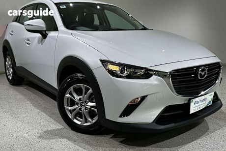 White 2023 Mazda CX-3 SUV MAXX SPORT F