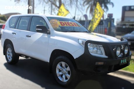 White 2012 Toyota Landcruiser Prado SUV GX 4X4