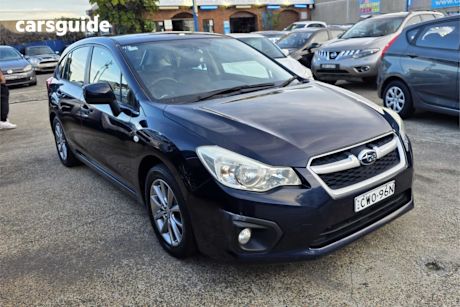 Blue 2014 Subaru Impreza Hatch 2.0I