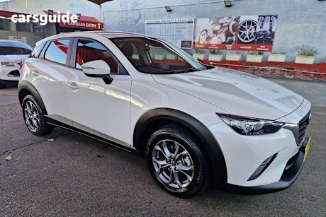 White 2024 Mazda CX-3 SUV G20 SPORT F