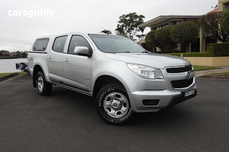 Silver 2014 Holden Colorado Crew Cab Pickup Lx (4X4)