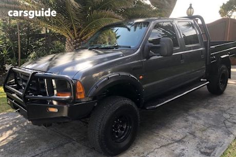 Grey 2005 Ford F250 Ute Tray XLT 4X4