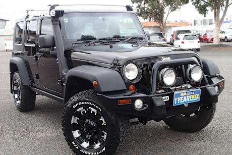 Black 2010 Jeep Wrangler Softtop Rubicon (4X4)