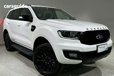 White 2019 Ford Everest SUV SPORT 4X4