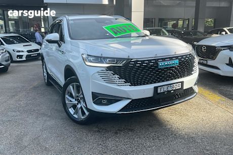 White 2024 GWM Haval H6 Wagon Ultra Hybrid