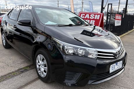 Black 2014 Toyota Corolla Sedan ASCENT F